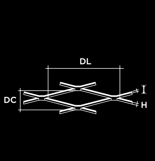 Metal Distendido Ferro M5X10