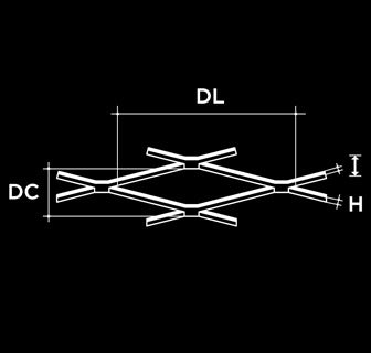 Metal Distendido Ferro M5X10